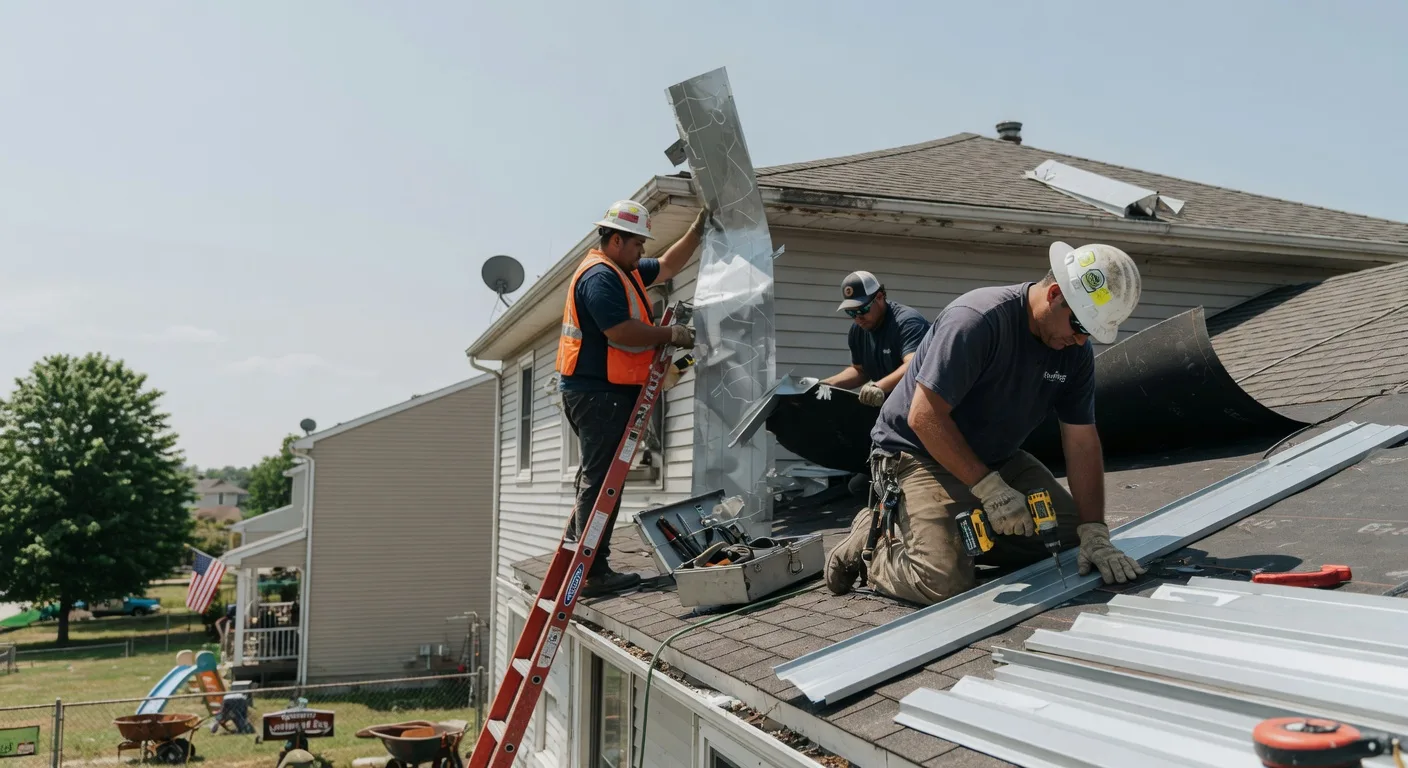 Storm Damage Metal Roof Repair in Minter City, MS